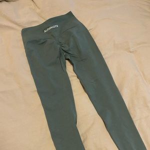 Alphalete Amplify legging color green size small